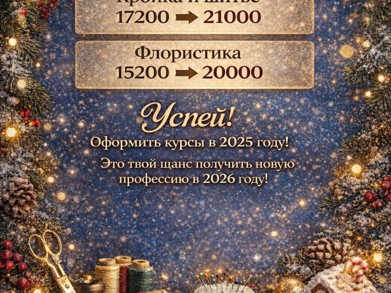 Учитесь новому по старым ценам!